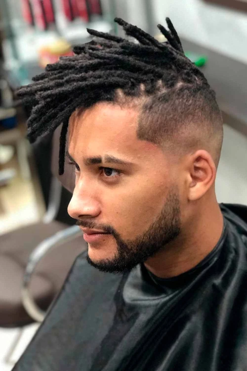 Средние локоны с андеркатом