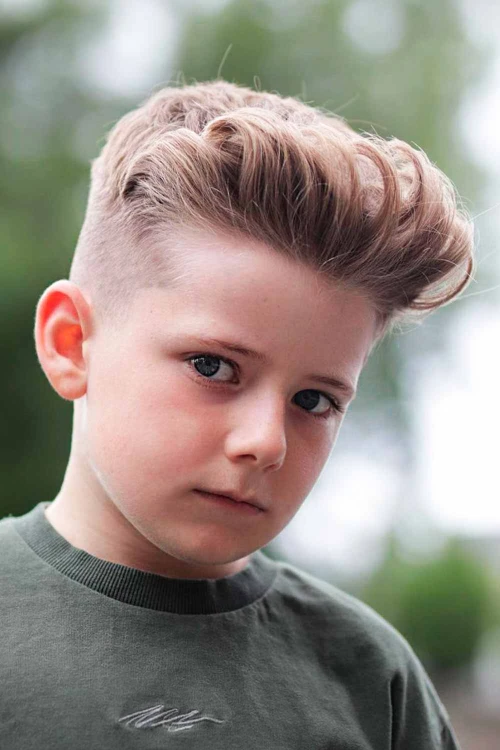 Стрижка для маленького мальчика с челкой