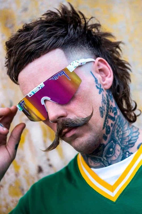 Маллет со взрывным фейдом