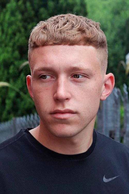 Густой Кроп с каплеобразным фейдом