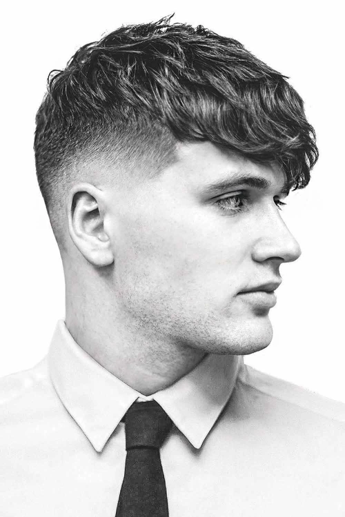 Передняя бахрома с андеркатом