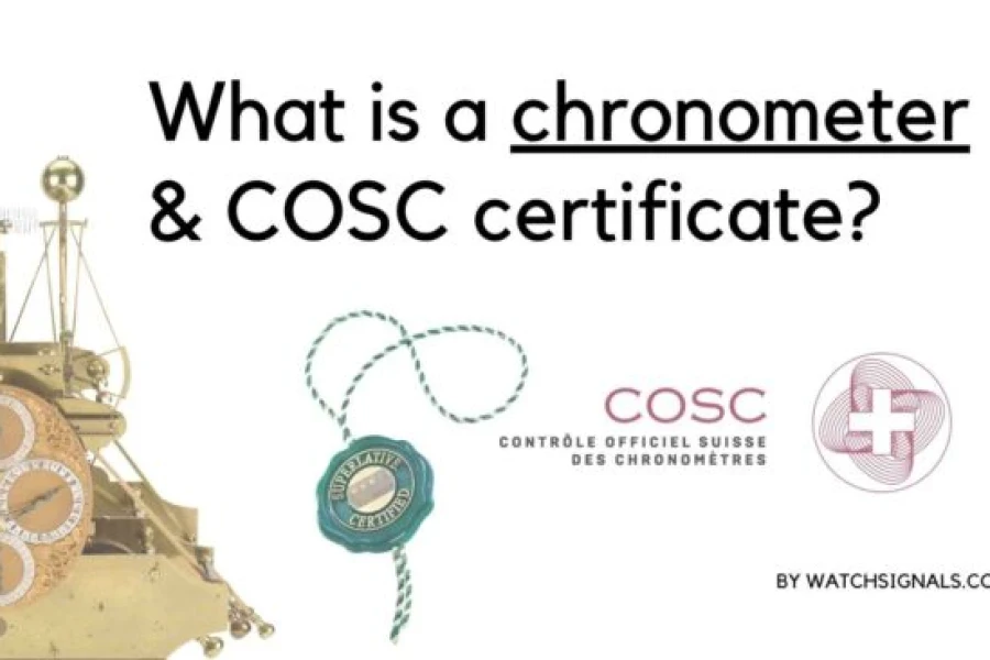 Что такое сертификат хронометра и COSC?